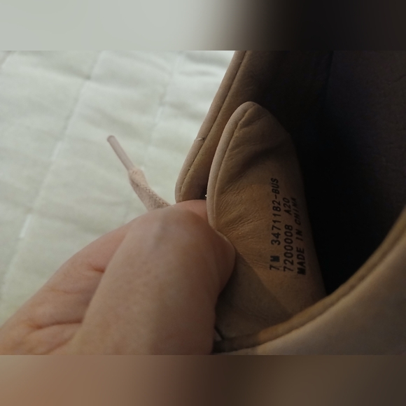 FRYE Women’s Ivy Low Suede Lace Up Pink Neutral Casual Sneakers 7 M--Like NEW! - Picture 11 of 12